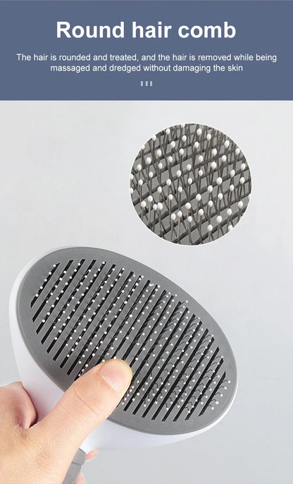 Pet Hair Remover Brush for Dogs and Cats Stainless Steel Grooming Comb