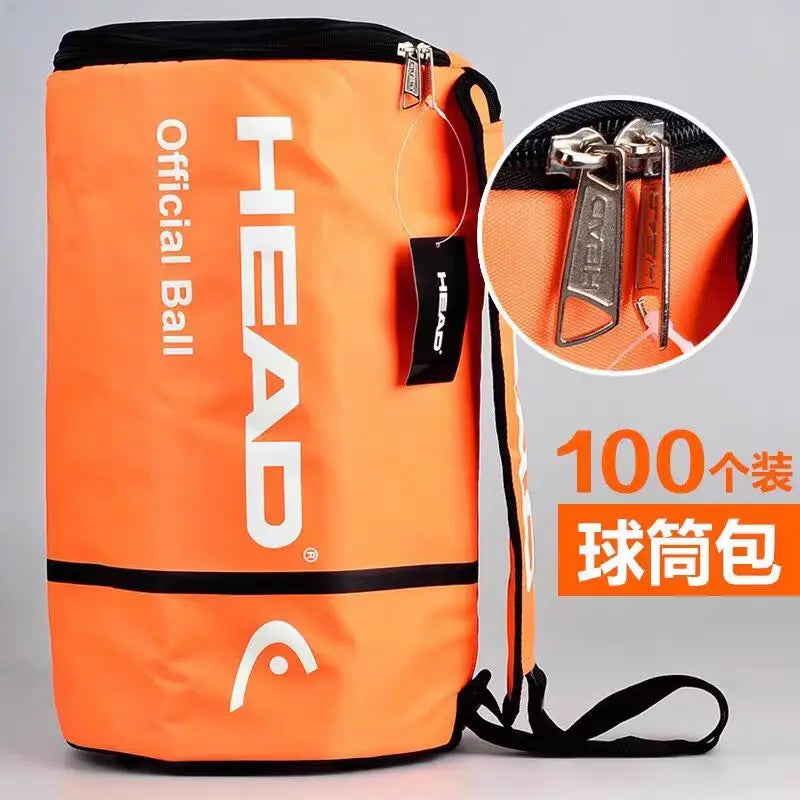 Head Tennis Ball Bag Single Shoulder Tennis Racket Outdoor BagsThickened Large Capacity Waterproof Capacity For 60-100pcs Balls