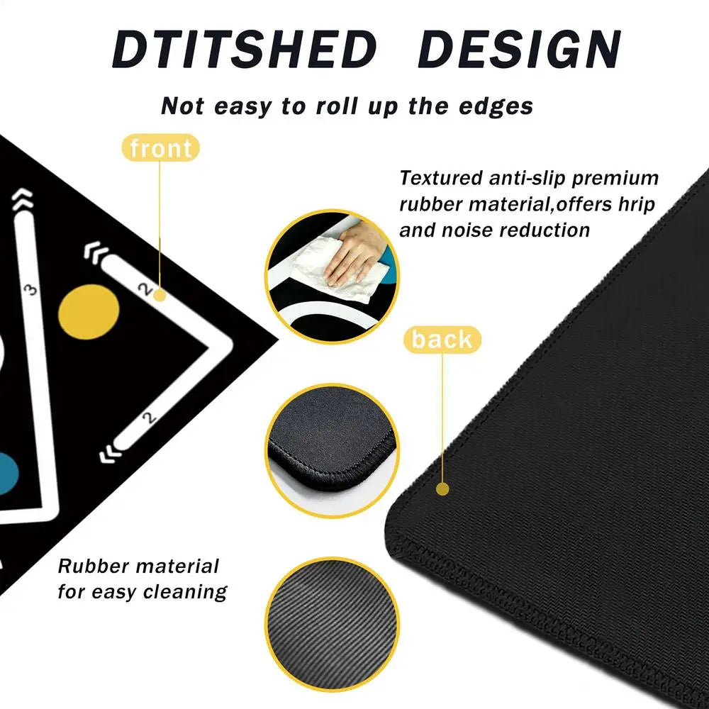 Soccer Training Drills Mat Rubber Non Slip Exercise Mat 23.6x35.4in Football Training Pad Footstep System Training Blanket for