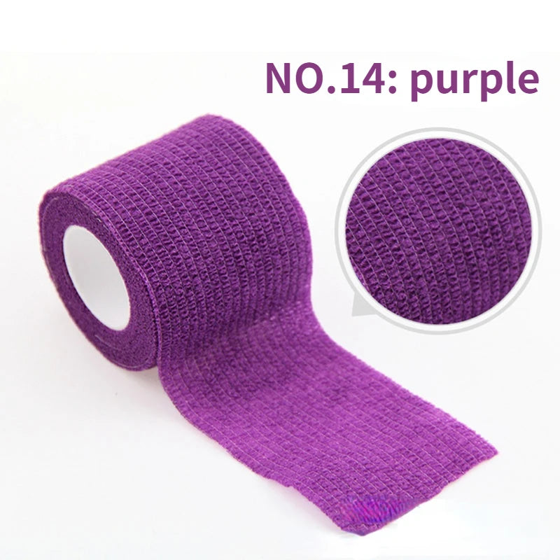 Sports Bandage Elastic Elastoplast Self Adhesive Tape Protect Wrist Palm Finger Arm Shoulder Knee Ankle Pets Leg Tattoo Safety