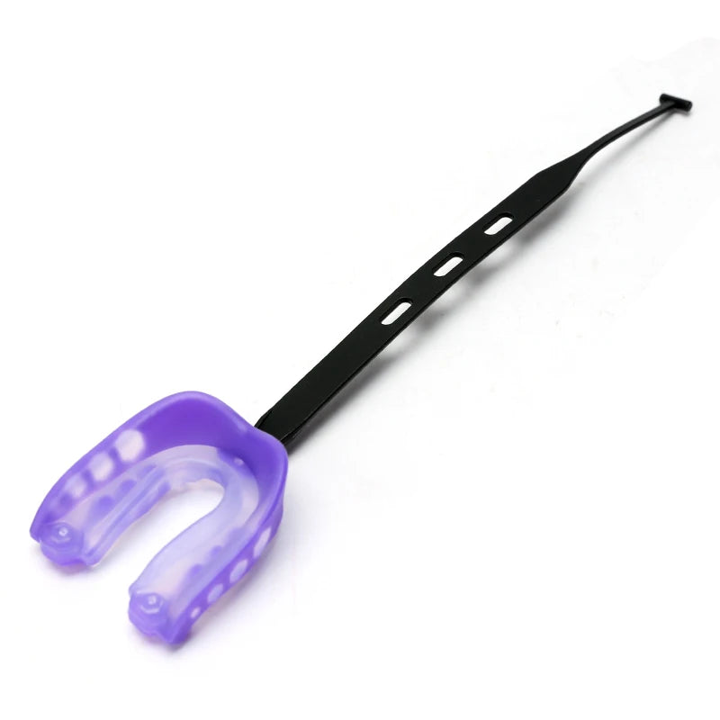 1PC Non-toxic Gum Shield American Football Rugby Thai Boxing Taekwondo Wrestle Tooth Protective Mouth Guard with Hanging Strap