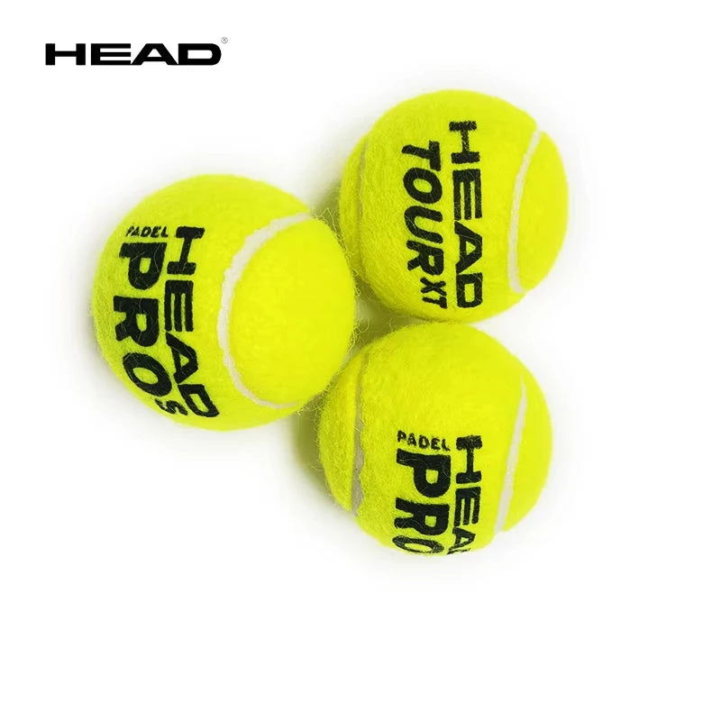 HEAD Tennis Ball 3/6/9PCS Wool Rubber Training Balls High Elasticity Match Balls Durable Excesice Tennis (Random model)