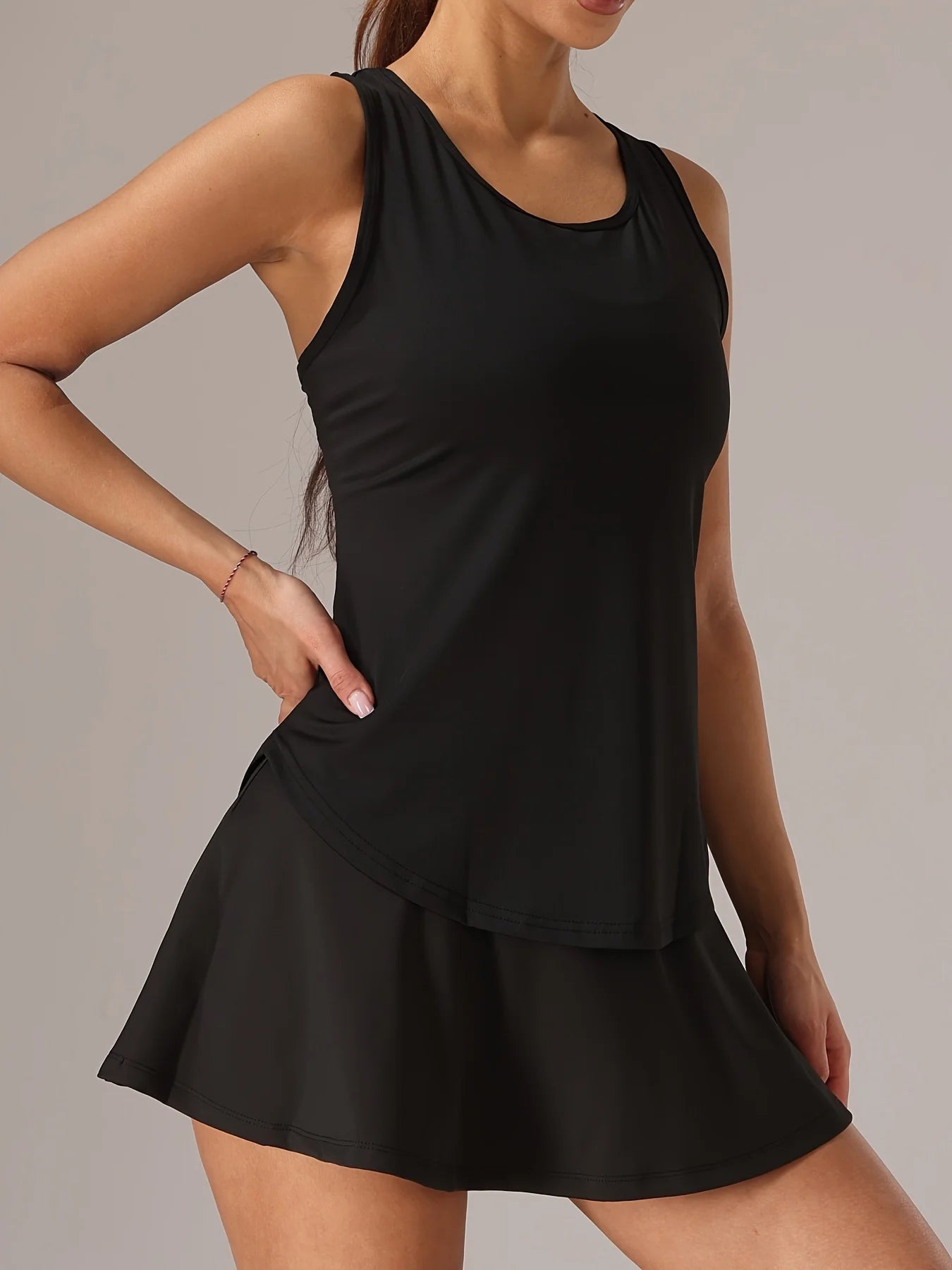 Women's Sleeveless Athletic Tank Top - Mesh Back & Crisscross Design