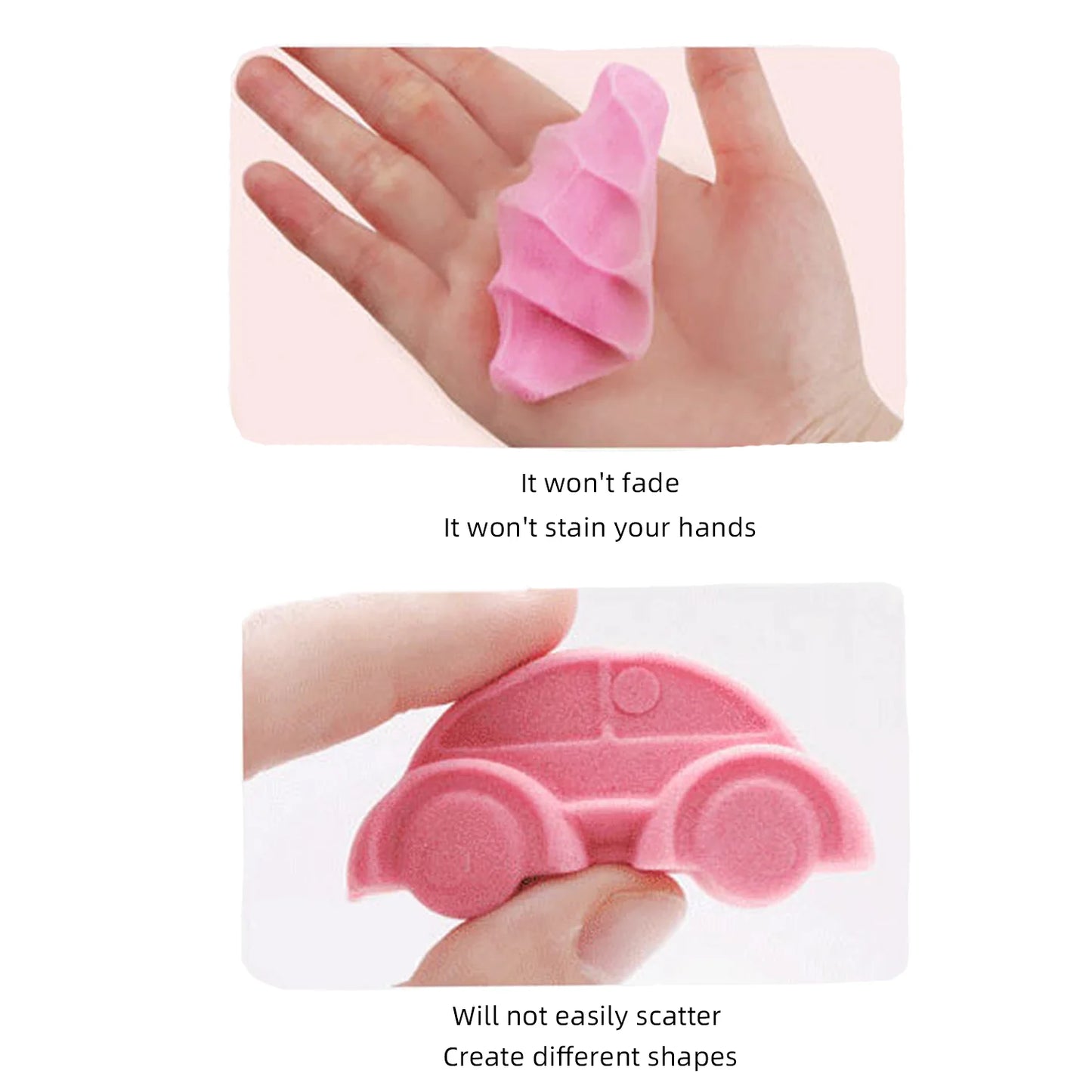 500g/bag Educational Sand Clay Amazing DIY Indoor Magic Playing Sand Children Toys Mars Space Sand 5 Colours Availible