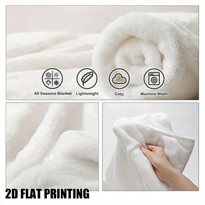 Christmas Throw Blanket, Polyester Flannel, 70x100cm or 100x130cm