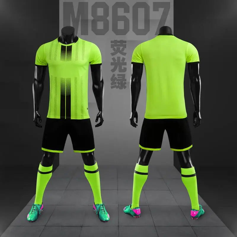 Adult Kids Football Jersey Men Customize Soccer Uniforms Sports Clothes Women Futsal Sportswear Child Training Tracksuit Outfit