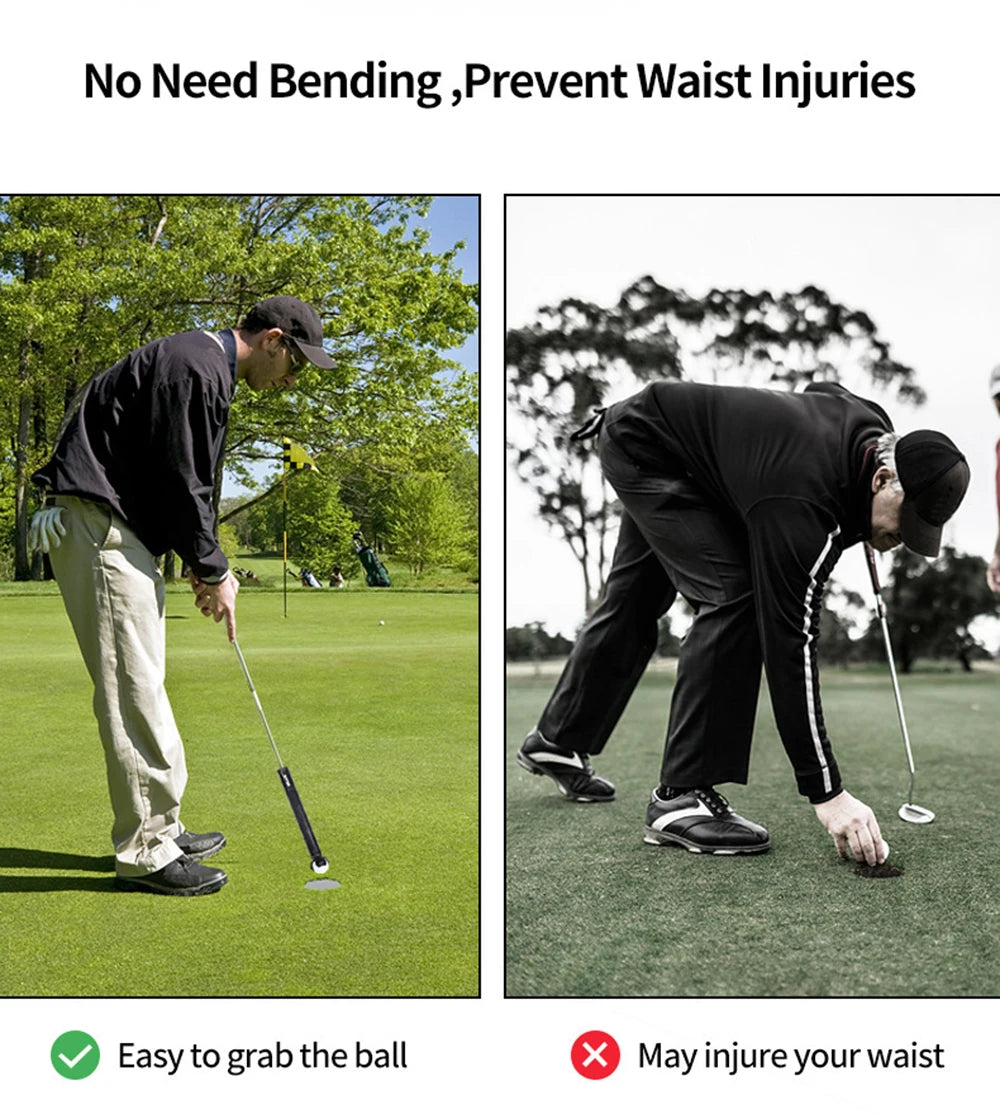 Outdoor Golf Ball PickUp For Putter Open Pitch And Retriever Golf Ball Picker Golfball Pick Up Tools Golf Training Aids