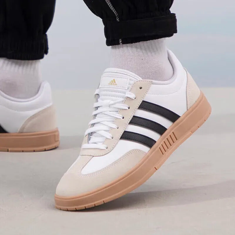 Unisex Leather Sneaker Low-Top Rubber Sole Casual IE9044