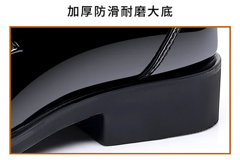 Men's Leather Oxford Brogue Dress Shoes Formal Office