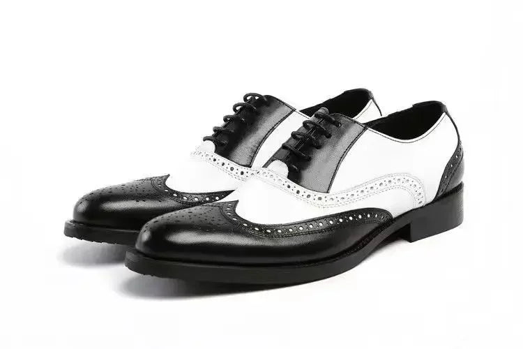Men's Plus Size Lace Up Dress Shoes Point Toe Business Formal Wedding
