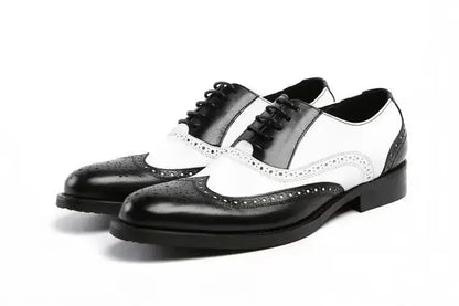 Men's Plus Size Lace Up Dress Shoes Point Toe Business Formal Wedding