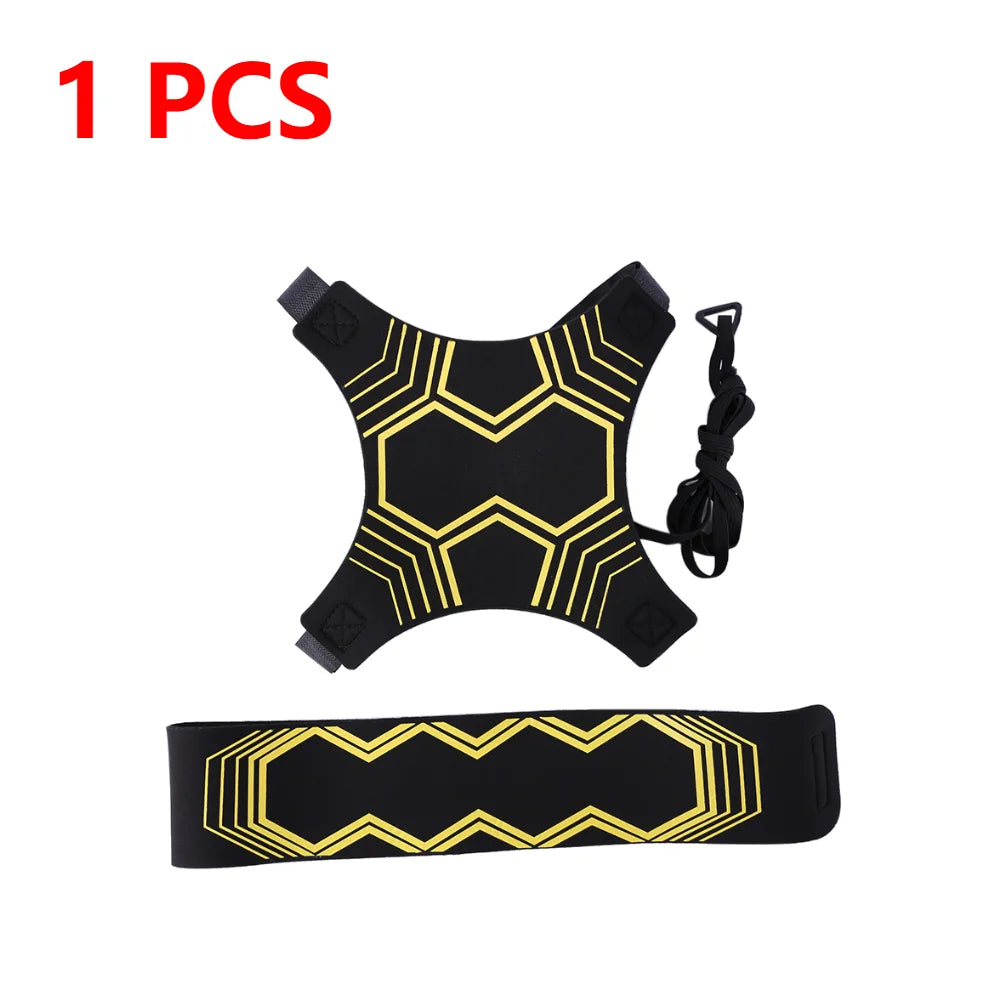 5-1pcs Football Kick Trainer Adjustable Soccer Ball Training Solo Soccer Trainer Belt with Elastic Auxiliary Fitness Equipment