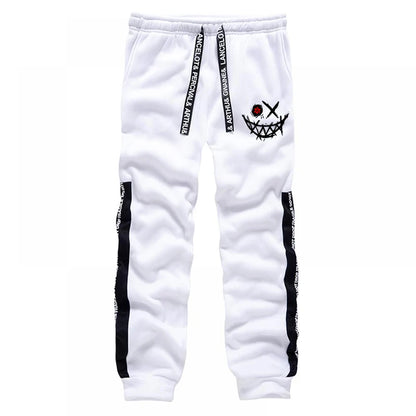 Men's Hooded Sweatshirt and Sweatpants Tracksuit Set Polyester Knit