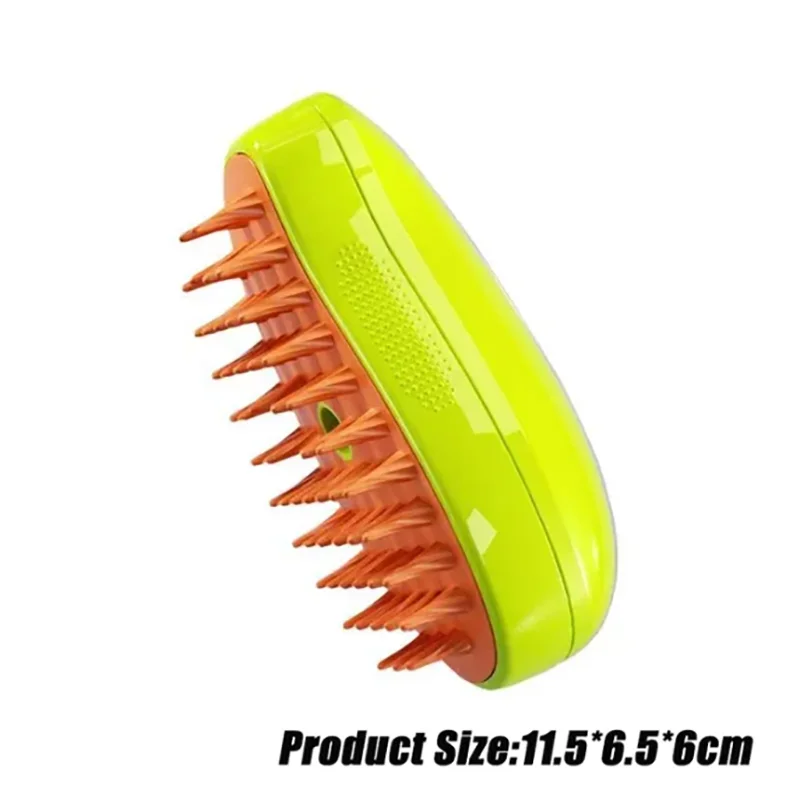 3-in-1 Pet Grooming Brush for Hair Removal and Massage