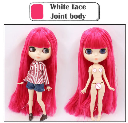 1/6 Scale Ball-Jointed Doll Body, White Skin, ABS, 30cm