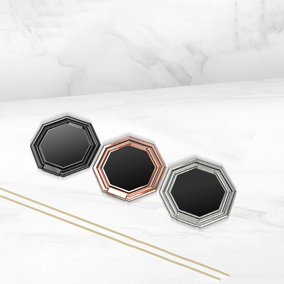 360 Rotation Mobile Phone Foldable Stand Ultra-Thin Mobile Phone Ring Stand Multi Angle Portable Desktop Gossip Metal Stand