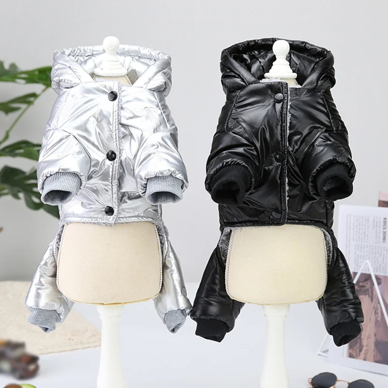 Waterproof Dog Winter Ovrall Clothes Jacket Windproof Outdoor Lightweight Pet Dog Coat Jacket for Small Medium Large  Chihuahua