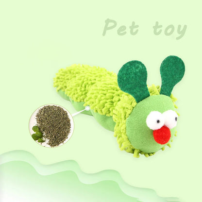 Cat Chew Toy With Catnip And Silvervine Nylon Plush Fabric