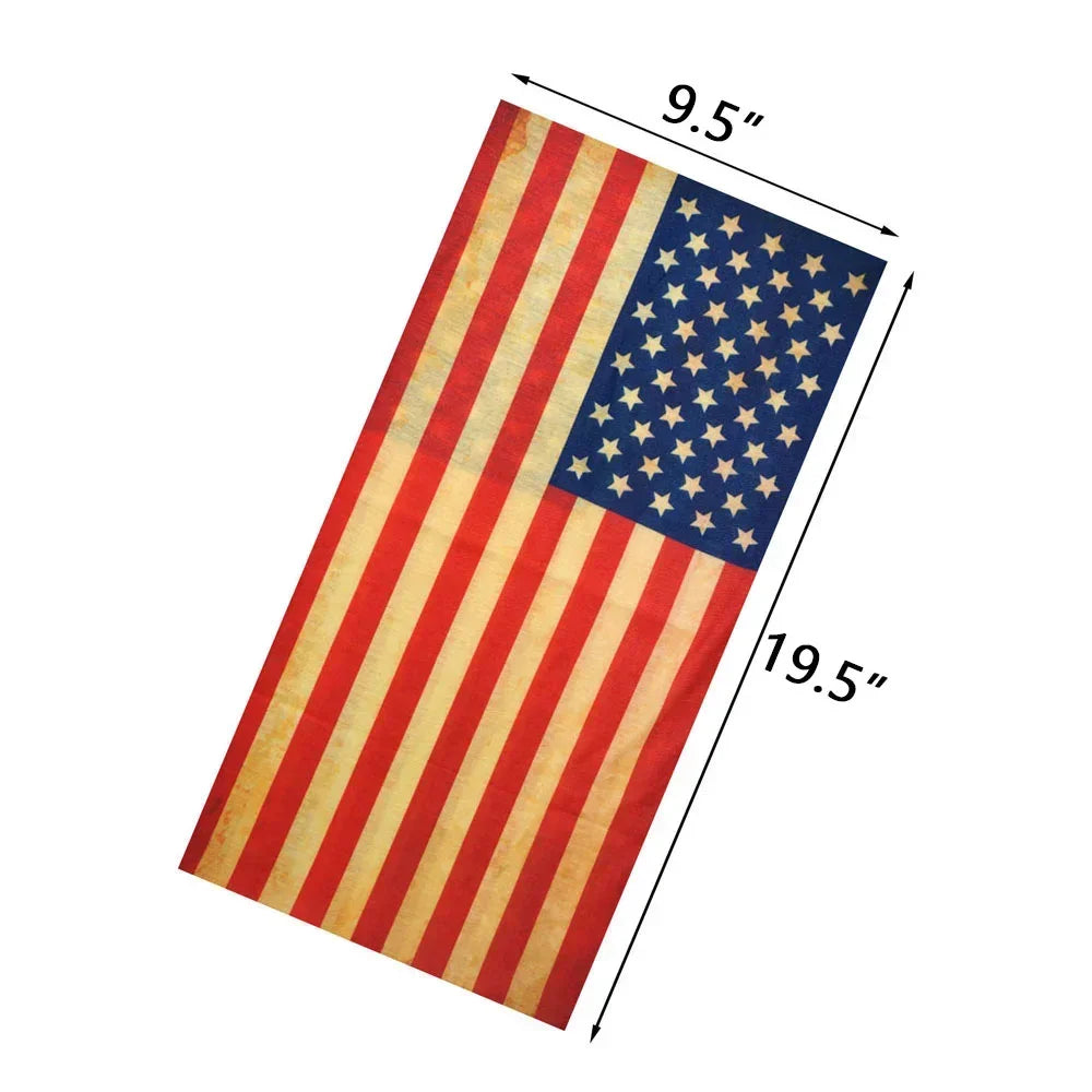 World Football Fans National Flag Face Bandanas Spain France Korea Mexico Germany Seamless Neck Gaiter Men Women Headwear Scarf