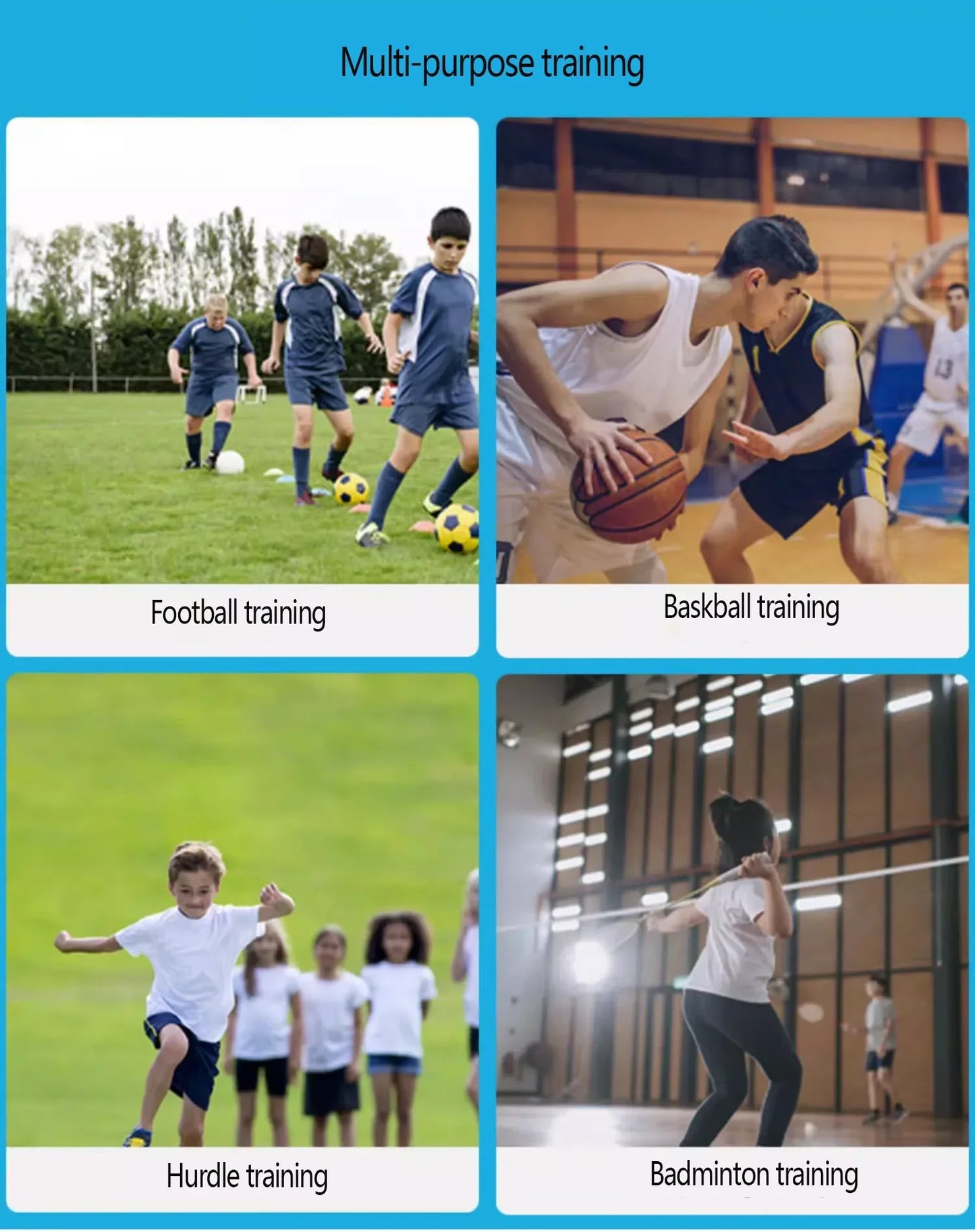 5/10/20/30Pcs 30cm Football Hurdle Portable Speed Agility Training Equipment Hurdle Ladder Safety Soccer Stable Rack