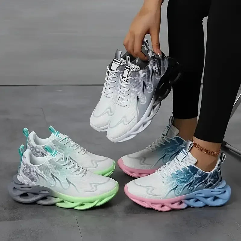 Womens Ladies Walking Tennis Shoes Slip on Lightweight Casual Running Sneakers Soft Sole Comfortable Trainers Zapatos De Mujer