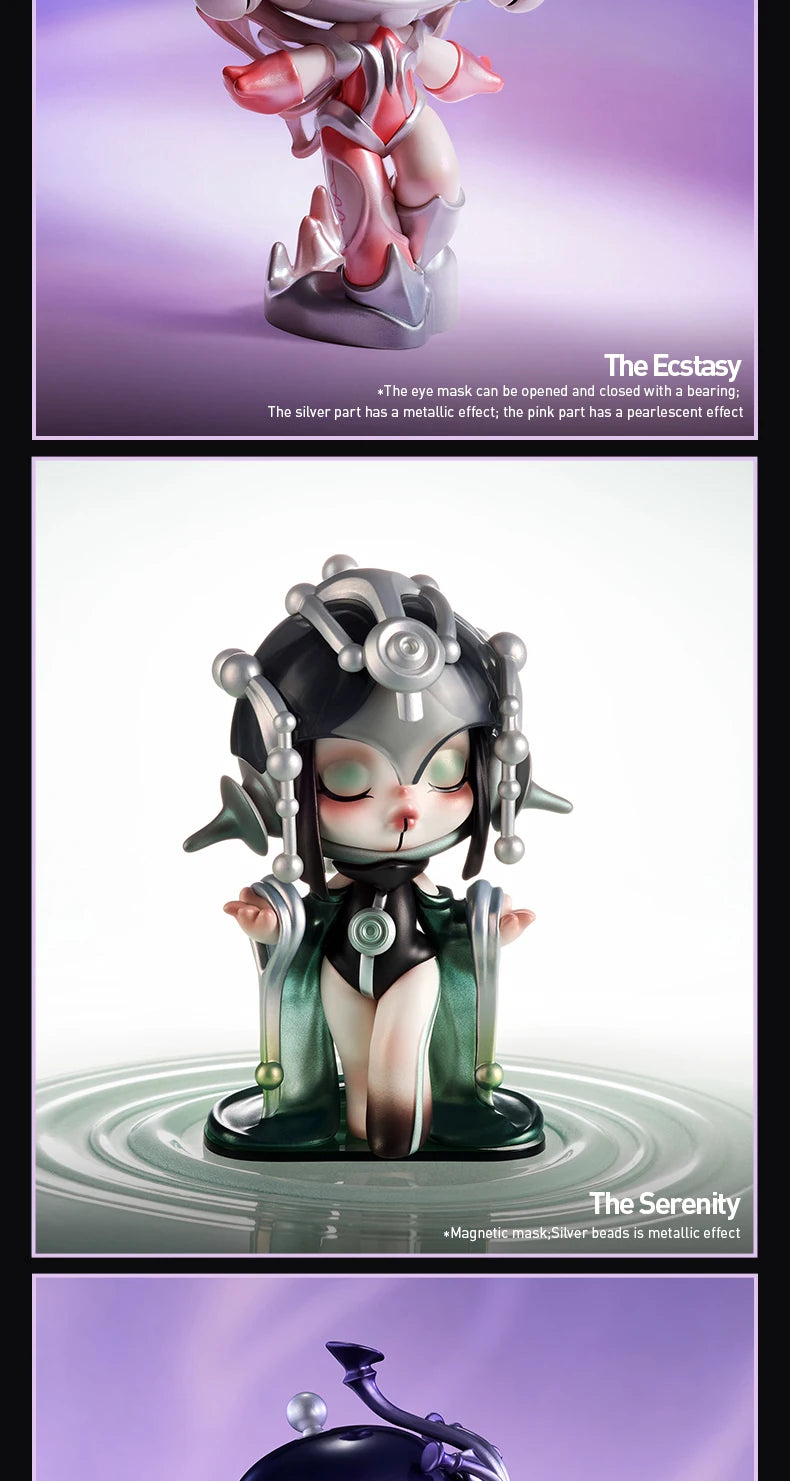 POP MART Skullpanda The Sound Series Blind Box Mystery Box Guess Bag Toys Doll Cute Anime Figure Desktop Ornamentsdel Girls Gift