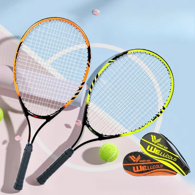 25 Inch Tennis Racket Female Aluminum Alloy Racket Youth Student Training Special Tennis Racket Male