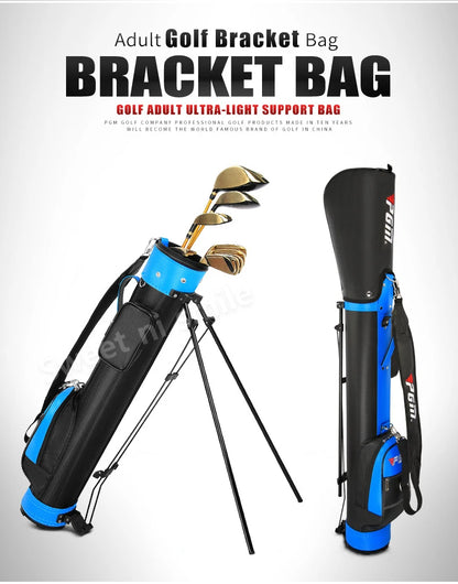 Golf Rack Bag PU Lightweight Portable Unisex Carry Bag