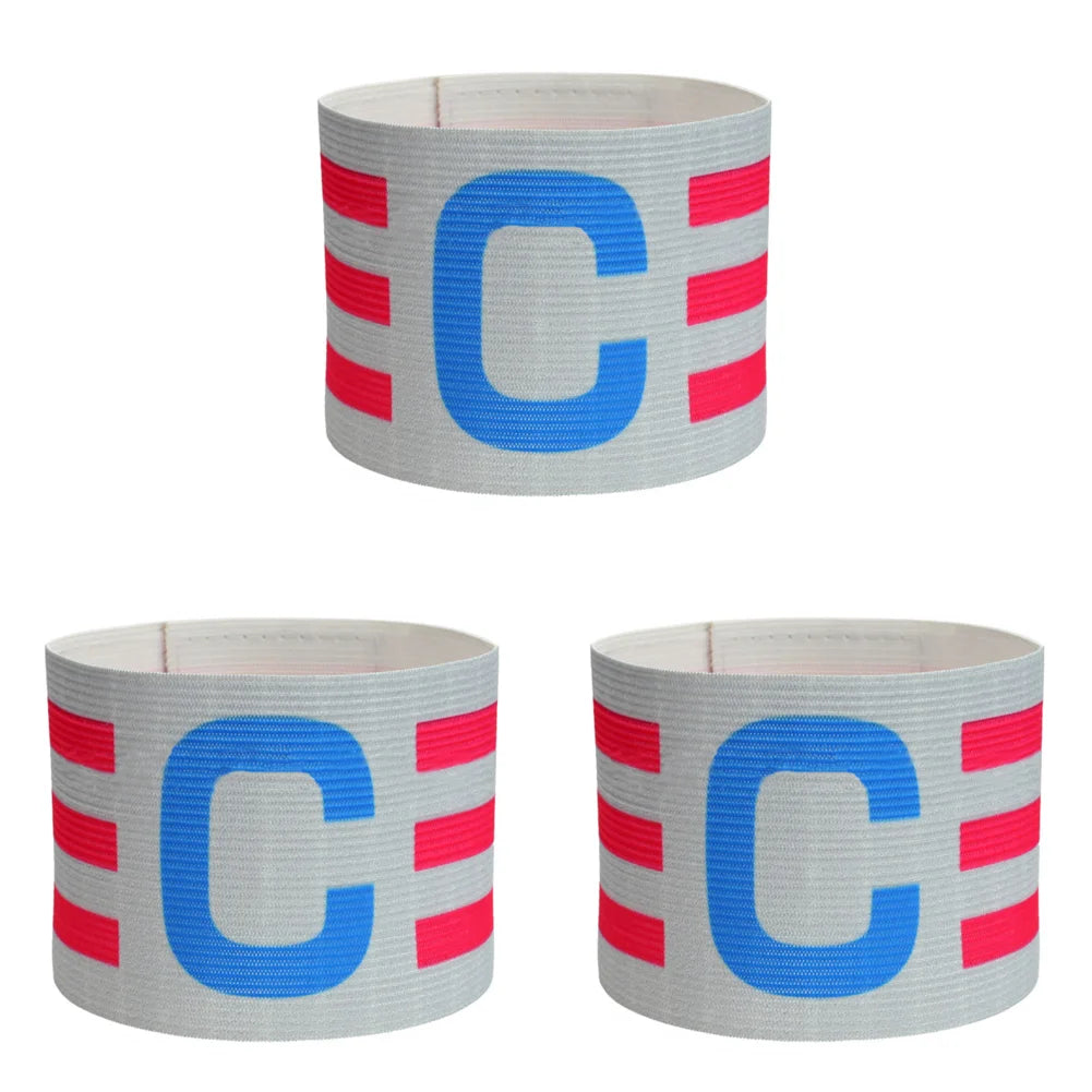1-3pc Kid Adults Football Captain Armband Soccer Arm Band Leader Competition Gift Soccer Captain Group Armband Football Training