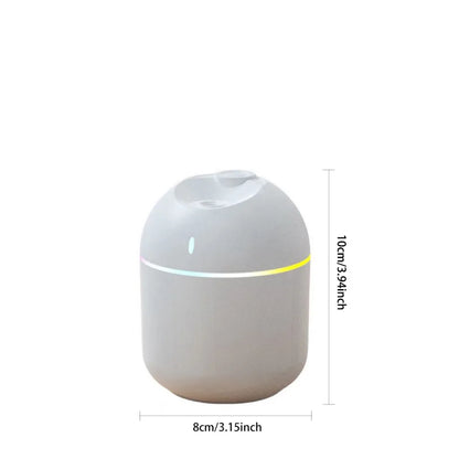 270ml USB Air Humidifier With Cool Mist Aroma Diffuser LED Night Light