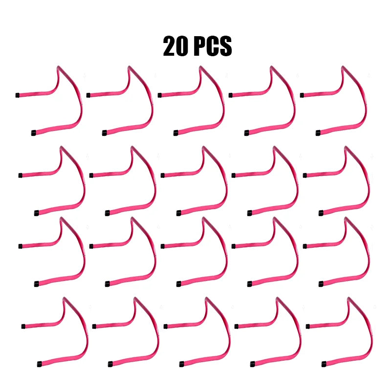 5/10/20/30Pcs 30cm Football Hurdle Portable Speed Agility Training Equipment Hurdle Ladder Safety Soccer Stable Rack