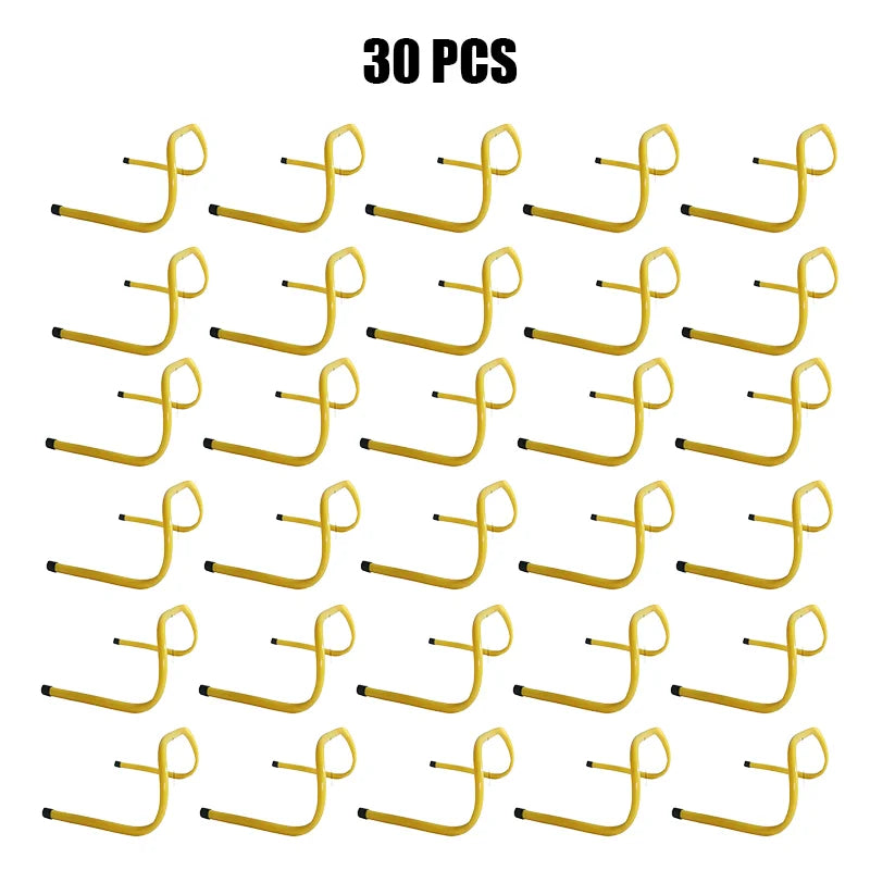 5/10/20/30Pcs 30cm Football Hurdle Portable Speed Agility Training Equipment Hurdle Ladder Safety Soccer Stable Rack