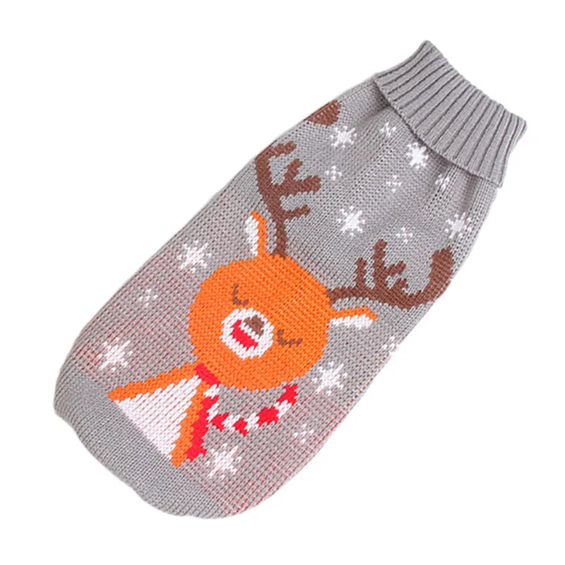 • Large Dog Knit Winter Sweater