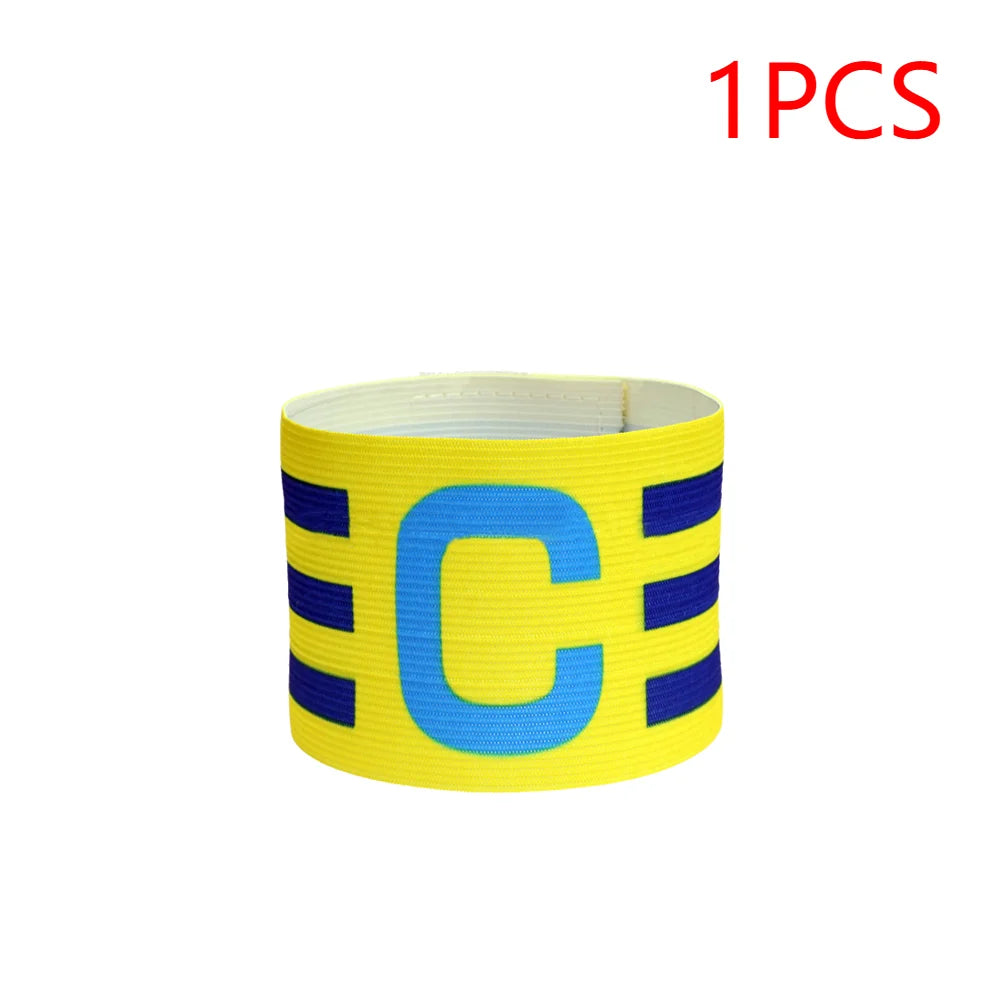 1-10pcs Leader Competition Armband Breathable Soccer Player Captain Group Armband Clear Icon Capitan Band For Football Captain