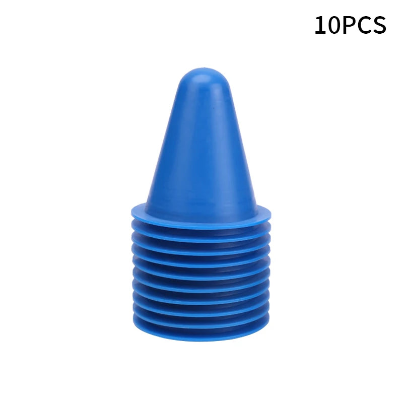 10 PCS Multiple Colors Plastic Cones Soccer Training Cones Roller Skating Training Football Training Equipment