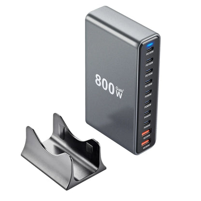 800W GaN Desktop Charger 10-Port USB-C PD3.1 Fast Charge