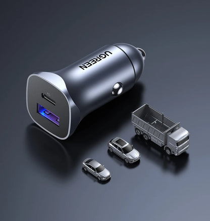 Car Charger USB-C PD Fast Charge Quick Charge 4.0/3.0 For Phones