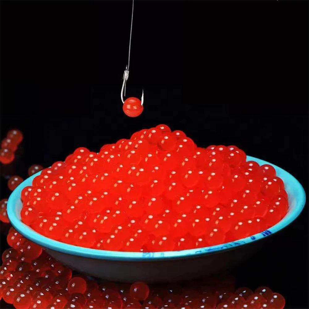 Jelly Bait 100PCS 200PCS 500PCS Granular Fishing Food Aquatic Feed Carp Pesca Attractant Flavor Elastic Nutrition Soft Lure