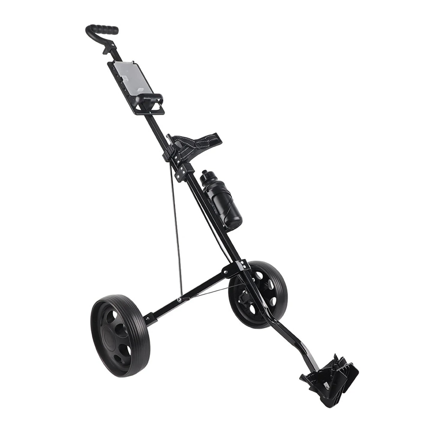 Foldable Golf Trolley Multifunctional 2‑Wheel Push Pull Cart Course Equipment
