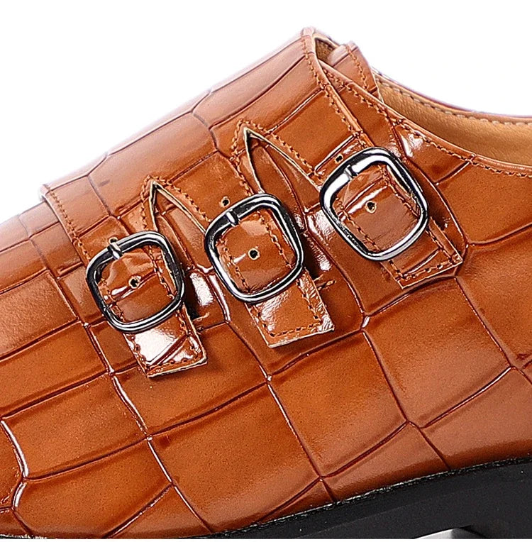 Men's Slip On Dress Shoes Oxfords Leather Formal Office Wedding