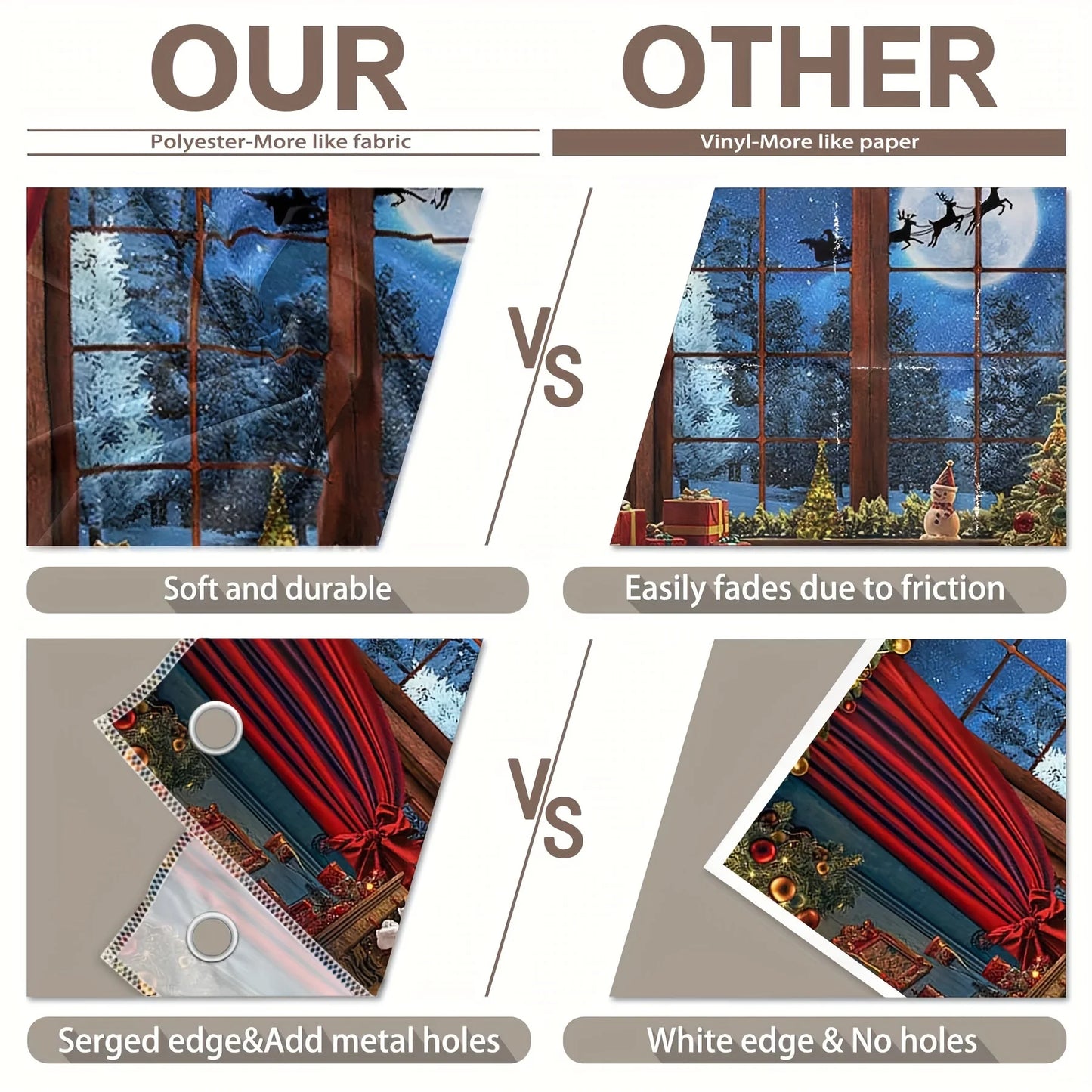 Winter Wonderland & Holiday Decor, Perfect for Christmas, Birthdays, and Photo Shoots