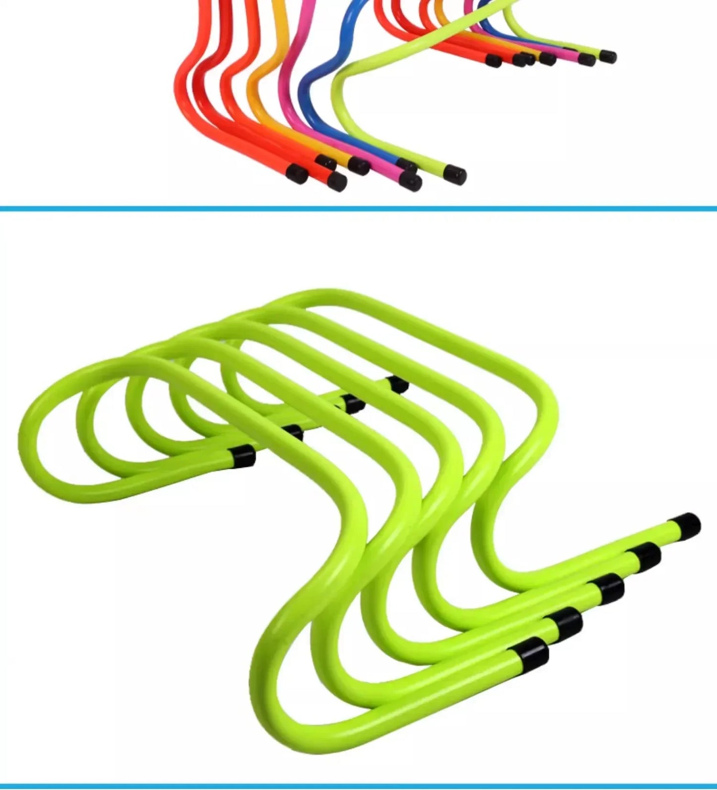 5/10/20/30Pcs 30cm Football Hurdle Portable Speed Agility Training Equipment Hurdle Ladder Safety Soccer Stable Rack