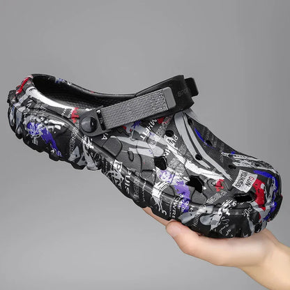 Mens Plus Size Sandals And Clogs Outdoor Water Shoes EVA Insole