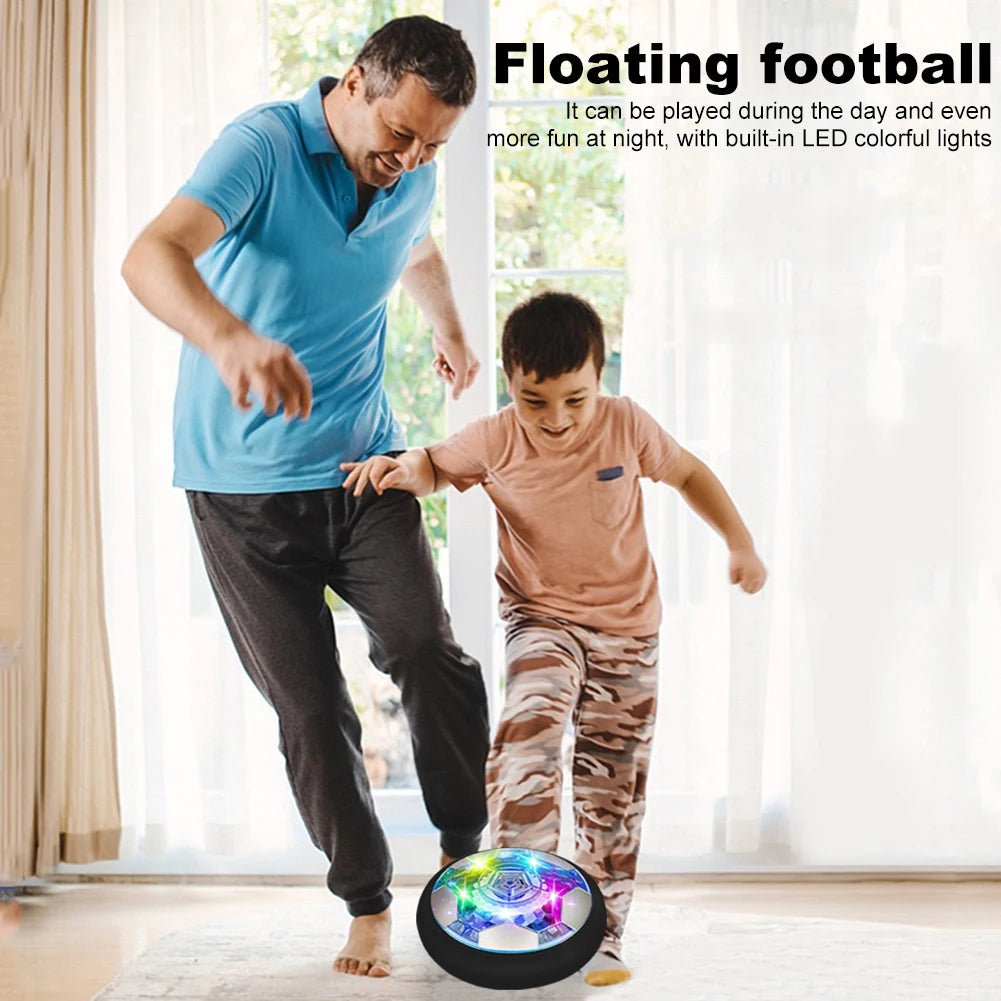 Air Floating Soccer Ball with LED Light and Foam Bumper Indoor Outdoor  Soccer Ball  Floating Soccer Gifts for Kids