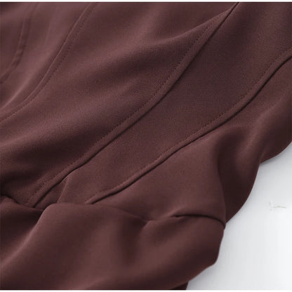 Women Square-Neck Halter Maxi Dress Sleeveless Backless Bodycon