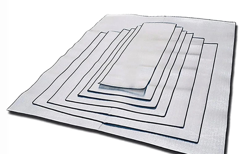 Camping Mat Foam Foil Blanket  Aluminum Insulation Foam Foil Mat Sleeping Pad Thermal Outdoor Tent Footprint Reflecting Heat