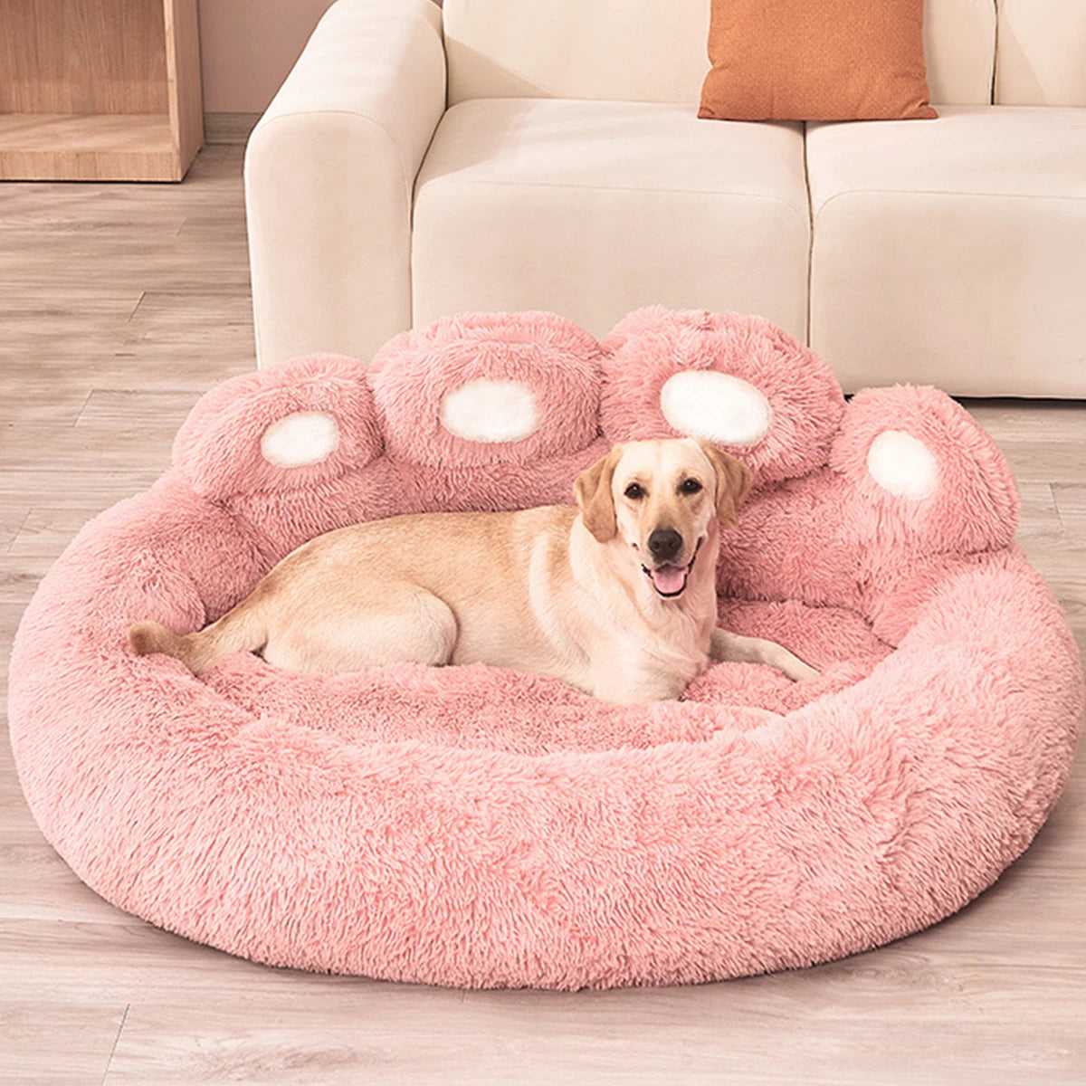 Fluffy Pet Bed – Soft Winter Bed for Dogs & Cats, Small to Large