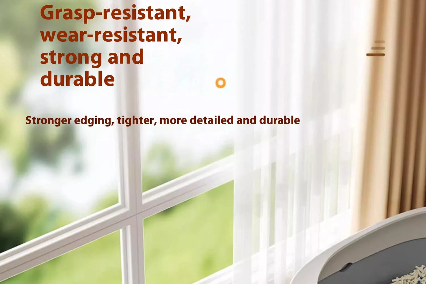 Extra Large Waterproof Cat Litter Mat – Non-Slip, Washable