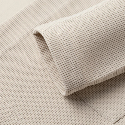 Men's Knit Long-Sleeved Open-Front Solid-Color Cloak Jacket All-Season Polyester