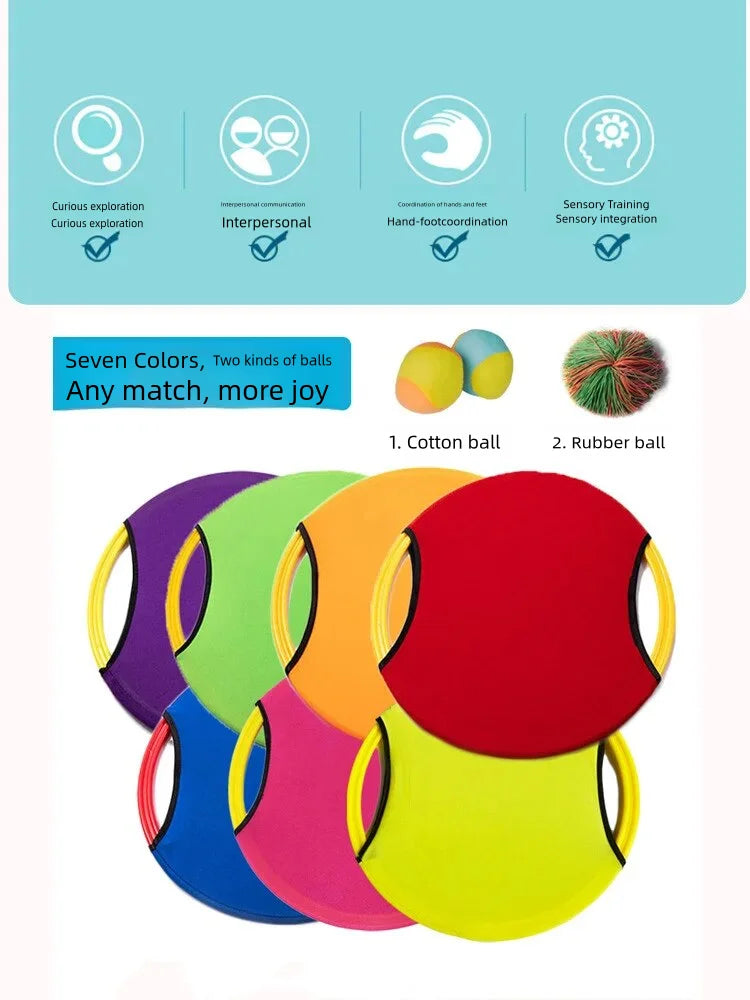 35cm Bouncing Circle Throwing Training Sensory Toy Kids Outdoor Games Balance Training Educational Learning Toys for Children